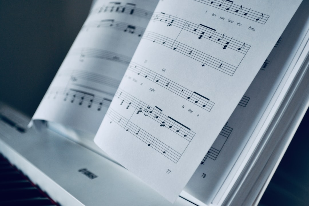 Photo Sheet music